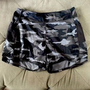 ATHLETA GIRL camo print shorts
